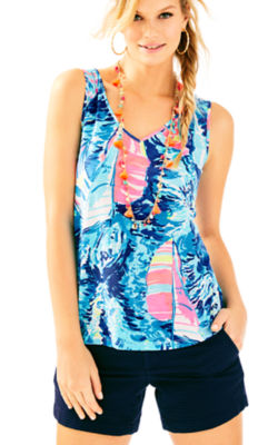 GiGi V-Neck Tank Top, , large  - Lilly Pulitzer