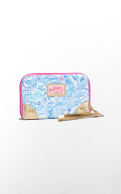 The Original Wallet - Kappa Kappa Gamma, Skye Blue Kappa Kappa Gamma, large  - Lilly Pulitzer