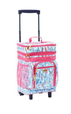 lilly pulitzer rolling luggage