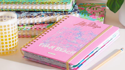 Lilly Pulitzer notebooks