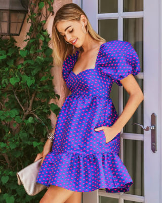 lilly pulitzer polka dot dress