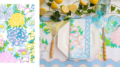 Spring home tablescape