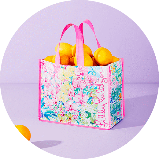 bag with oranges