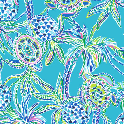 Krysta Tunic Dress, Bermuda Blue Turtle Szn, swatch