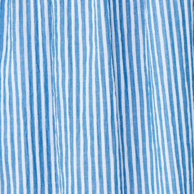 Hadly Smocked Maxi Dress, Blue Flare Ltwt Oxford Stripe, swatch