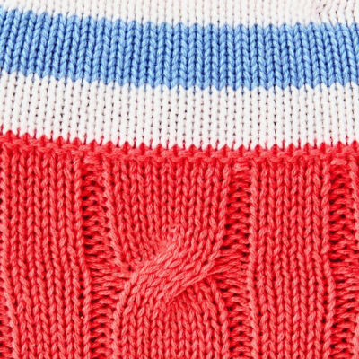 Brockton Sweater, Cane Coral X Jacaranda Blue Tipping, swatch