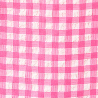 UPF 50+ Luxletic Huxley Skort, Cherry Blossom Pink Mini Performance Gingham, swatch