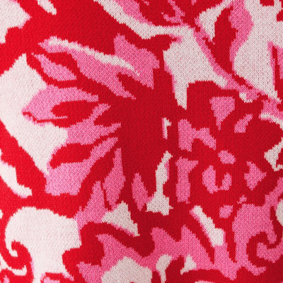 Veronita Sweater, Coconut Spicy Socialite Jacquard, swatch