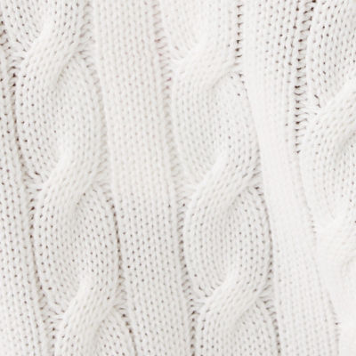 Brockton Cardigan, Coconut X Fiddle Leaf Green Tipping, swatch