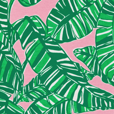 Hallie Short Sleeve Cotton Dress, Conch Shell Pink Lets Go Bananas, swatch