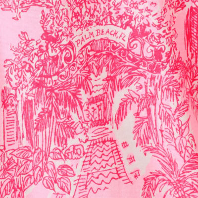 Bingley Dress, Conch Shell Pink Palm Beach Destination, swatch