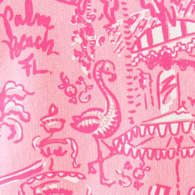 Ballad Cotton Sweatshirt, Conch Shell Pink Pb Playground Printed Sweatshirt, swatch