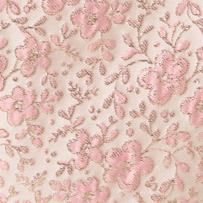 Tiernan Strapless Maxi Dress, Conch Shell Pink Ritsy Ditsy Metallic Brocade, swatch