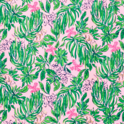 Resort Scarf, Conch Shell Pink Roaring With Joy Engineered Scarf, swatch