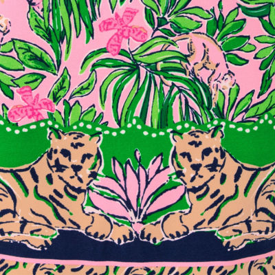 Edita Shift Dress, Conch Shell Pink Roaring With Joy Engineered Shift Dress, swatch