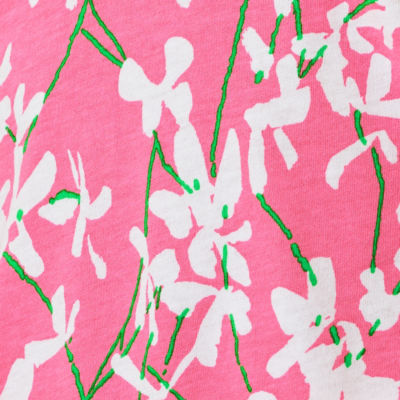 Carey Dress, Confetti Pink Liza Overprint, swatch