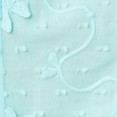 Larkyn Shirtdress, Day Dream Blue Monarch Embroidered Cotton Swiss Dot, swatch