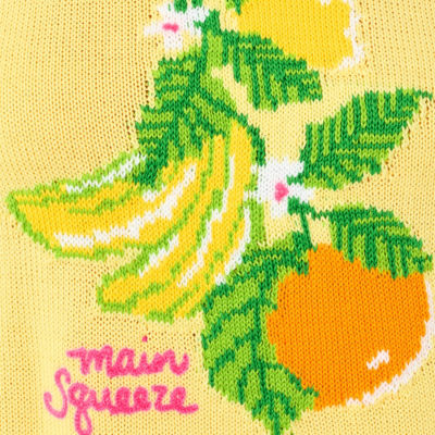 Emra Sweater Tank, Finch Yellow Zesty Jacquard, swatch