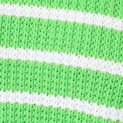 Jovienne Sweater, Jackfruit Green Shine Bright Stripe, swatch