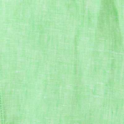 Seaspray Linen Jacket, Jackfruit Green X Resort White, swatch