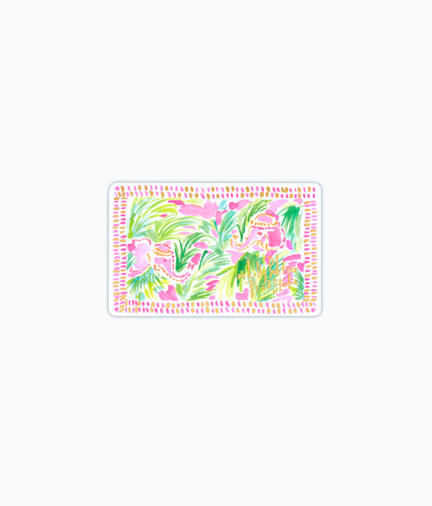 Gift Card in Multi Tusk Til Dawn Gift Card | Lilly Pulitzer