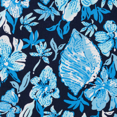 Delany Shirtdress, Low Tide Navy Seashell Splendor, swatch