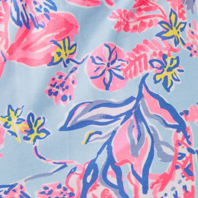 Nemy Skirted Romper, Multi Elephant Splash Engineered Romper, swatch