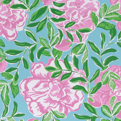 2025-2026 17 Month Jumbo Agenda, Multi Island Garden Oasis, swatch