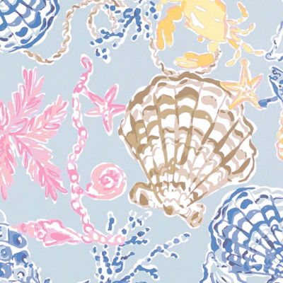 2025-2026 17 Month Jumbo Agenda, Multi Lil Barefoot Beachcomber, swatch