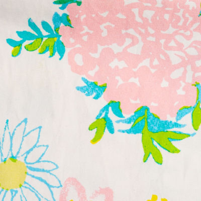 Printed Scallop Table Runner, Multi Lilly Garden Home, swatch