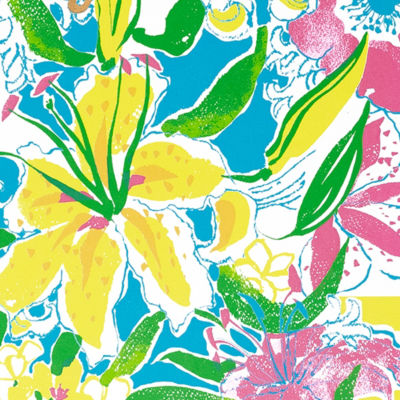 2026-2027 17 Month Medium Agenda, Multi Lovely Lilly, swatch