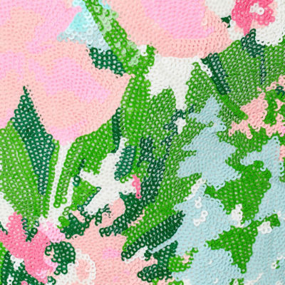 Charo Sequin Skirt, Multi Secret Garden Sequin, swatch