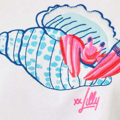Ballad Cotton Sweatshirt, Multi Society Crab Embroidery, swatch