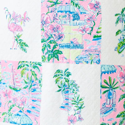 Dee Stretch Maxi Shift Dress, Multi Sunny Dee Patch Engineered Woven Maxi Sh, swatch