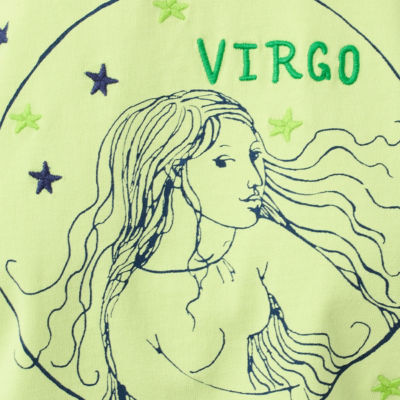 Stella Virgo Zodiac Knit Top, Multi Virgo Graphic, swatch