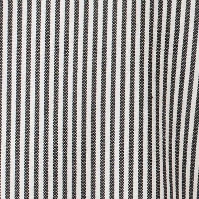 The RicRac 3/4 Sleeve Lilly Shirt, Noir Mirror Shirting Stripe, swatch
