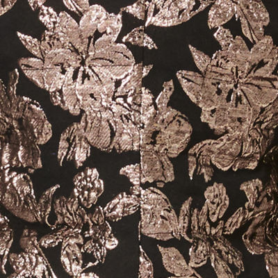 Emelyn Brocade Jacket, Noir Moonlight Dance Brocade, swatch