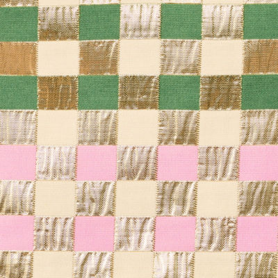 Carty Jacquard Shift Dress, Oregano Golden Gingham Jacquard, swatch