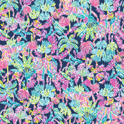 Lorina Swing Dress, Oyster Bay Navy Seen And Herd, swatch