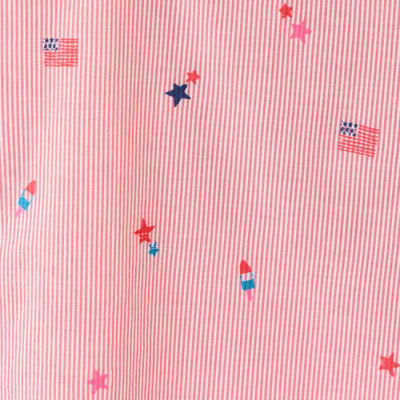 Norella Dress, Paradise Punch Its A 250th Celebration Stripe, swatch