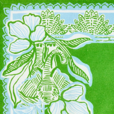 Dinner Napkin Set, Peninsula Green Came To Party Engineered, swatch