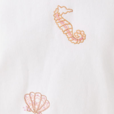 Ballad Cotton Sweatshirt, Resort White Cool As Shell Embroidery, swatch