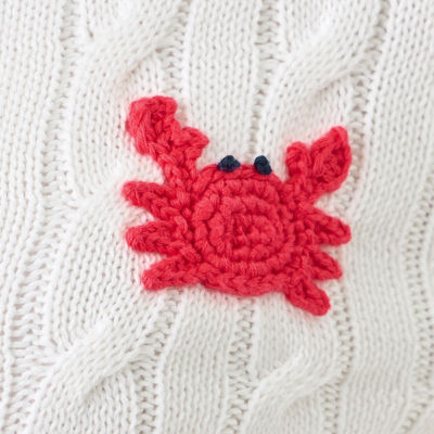 Brockton Sweater, Resort White Crab Crochet, swatch