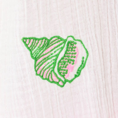 Kwitney Long Sleeve Cover-Up, Resort White Ship To Shore Embroidery, swatch