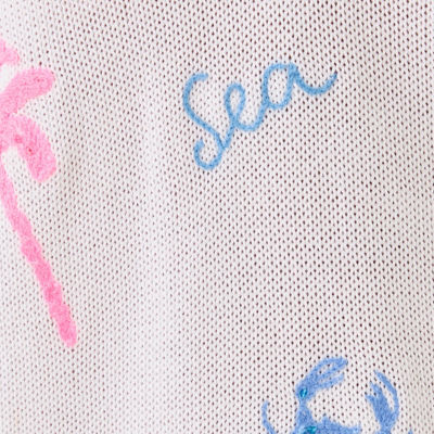 Tensley Sweater, Resort White Summer Serenade Embroidery, swatch