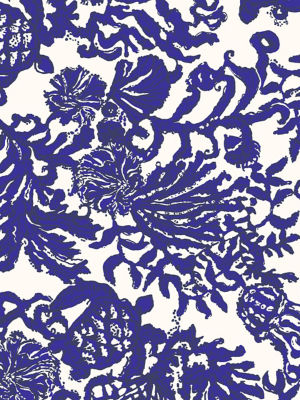 ~ Lilly Pulitzer Fabric Textured Knit - “Leaf it Wild” 18”x30”