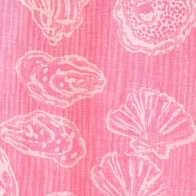 Kalinara Stretch Romper, Rousseau Pink Cool As Shell Overprint, swatch