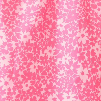 Ellara Jacquard Midi Bow Dress, Roxie Pink Baby Blues Jacquard, swatch