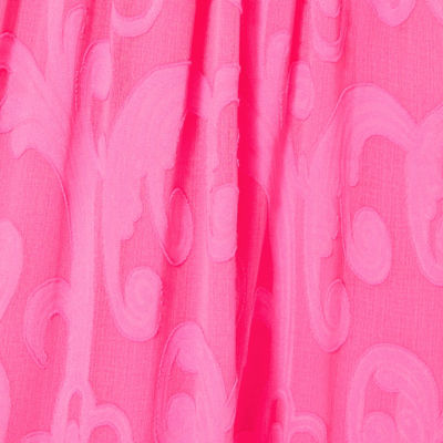 Hadly Smocked Maxi Dress, Roxie Pink Poly Crepe Swirl Clip, swatch