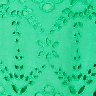 Amrita Eyelet Midi Dress, Spearmint Soiree Eyelet, swatch